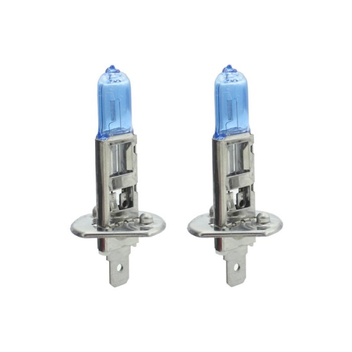 Set 2 becuri Halogen H1 Carguard, 100 W, +130% intensitate, tehnologie Long Life