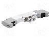 Ventil electromagnetic, 2...7bar, 5/3 in pozi&amp;#355;ie centrala aerisit, aluminiu, SMC - SY5420-5YO-C8F-Q