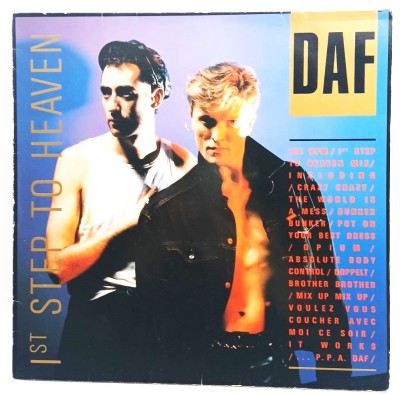 DAF &amp;lrm;&amp;ndash; 1st Step To Heaven NM / VG+ vinil Lp disc synth pop Dean rec Europa 1986 foto