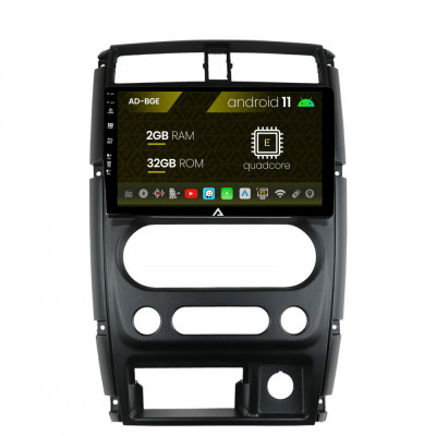 Navigatie Suzuki Jimny (2005+), Android 11, E-Quadcore 2GB RAM + 32GB ROM, 9 Inch - AD-BGE9002+AD-BGRKIT315 foto