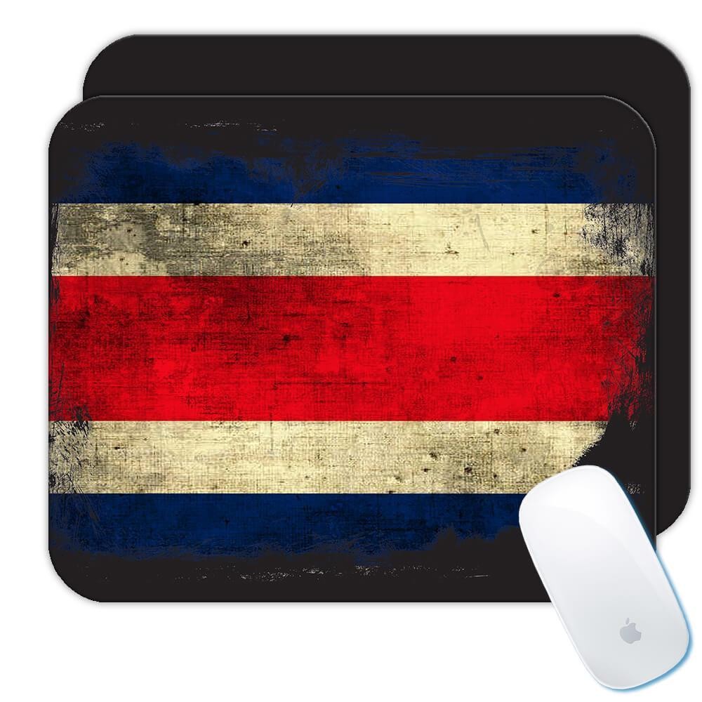Costa Rica Cadou Mouse pad Distressed Flag Costa Rican Expat