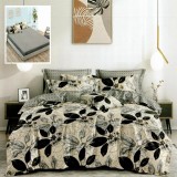 LENJERIE FINET 6 PIESE CU HUSĂ &ndash; 160&times;200 ȘI 180&times;200 (HF6P142) - 160x200