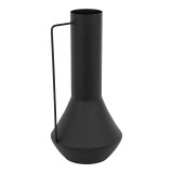 Cumpara ieftin Vaza metalica Genmary, Pako World, Negru, 17x17x34 cm