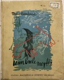 1935, carte copii &rdquo;Umbrele Noptii&rdquo; de Mona Rădulescu, cu 4 gravuri ilustratii de Stefan Constantinescu, Ed. Ciornei, Bucuresti, carte povesti copii
