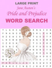 Jane Austen&amp;#039;s Pride and Prejudice Word Search: Word Search for Adults, Puzzler Lovers Gift, Pink Floral Cover foto