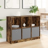 vidaXL Bufet cu sertar Stejar fumuriu 102 x 32 x 73,5 cm 8000520