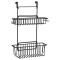 Raft de bucatarie suspendabil WENKO Flexi, , 2 niveluri, negru - RESIGILAT