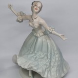 Bibelou portelan vintage - Balerina - varianta mare