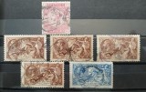 GB-1877/1918- QV-+Seahorse+ fiscale-lot circulate-2 poze