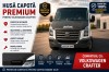 Husa Capota Auto Piele Ecologica Neagra Crafter Protectie Interior Carlige Fixare