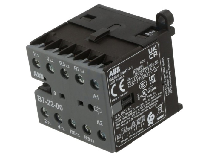 Contactor 4-poli 42VAC, 7A