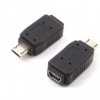 Adaptor Mini USB la Micro USB Detech-17134 Negru - Convertor MiniUSB Mama la MicroUSB Tata