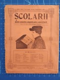 Școlarii / Anul 1 nr. 11 august-septembrie 1915 / București / revistă educativă