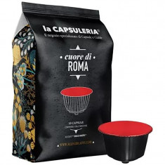 Cafea Cuore di Roma, 10 capsule compatibile Nescafe Dolce Gusto, La Capsuleria