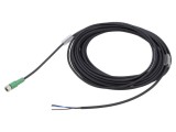 Cablu PHOENIX CONTACT M8 3 pini 10m pentru senzori și automatizări SAC-3P-10,0-PUR/M8FS