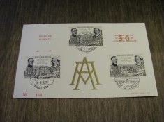 50 Ani Academie Royale de Langue , 3 Timbre Obliterate cu Ștampile Speciale Bruxelles și Li&amp;egrave;ge, Ediție Limitată Colecție Aniversară Belgia 1971 foto