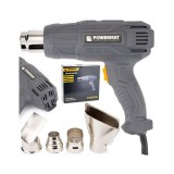 Pistol electric aer cald 2 viteze 4 duze 600C 2000 W, Powermat