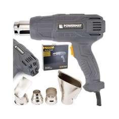 Pistol electric aer cald 2 viteze 4 duze 600C 2000 W, Powermat