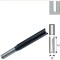DEDRA Freza dreapta lunga pentru lemn 12 x 10 x 50 mm