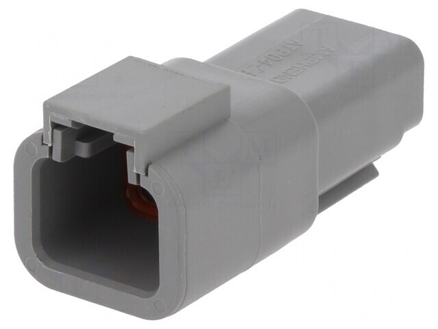 Conector cablu-cablu ATP tată 2 pini gri