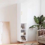vidaXL Dulap &icirc;nalt, alb, 34,5x34x180 cm, lemn prelucrat