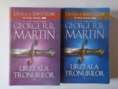 URZEALA TRONURILOR , VOL. I - II , EDITIA A III - A , SERIA CANTEC DE GHEATA SI FOC de GEORGE R.R. MARTIN , 2013