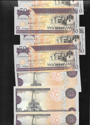 Republica Dominicana 50 pesos oro 2008 unc pret pe bucata foto