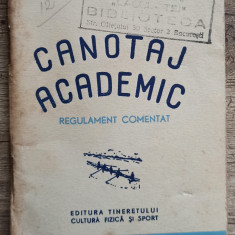 Canotaj academic, regulament comentat// 1955