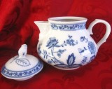 CEAINIC CAFETIERA PORTELAN CU COBALT TIRSCHENREUTH BAVARIA