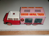 Cumpara ieftin RARA -MASINUTA TABLA VECHE CHINEZEASCA - CIRCUS ANIMAL TRUCK STARE F BUNA MF782