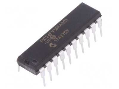 Microcontroler PIC 16kB cu I2C, IrDA, SPI, UART THT foto