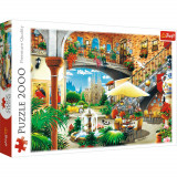 Puzzle 2000 piese - Vedere din Barcelona | Trefl