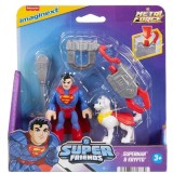Set de joaca cu figurina, Imaginext, Metal Force, Superman, JGN60