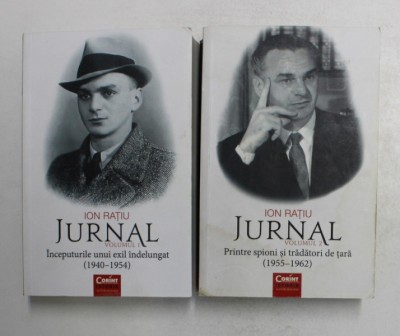 ION RATIU - JURNAL , VOLUMELE I - II , 2017 foto