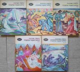 Moartea Regelui Arthur Vol 1-5, Thomas Malory, 1978, Minerva BPT, Roman, Beletristica, Paperback, 1504 Pagini