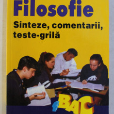 FILOSOFIE , SINTEZE , COMENTARII , TESTE GRILA de LUMINITA ADAMUT si ANTON I ADAMUT , 2006