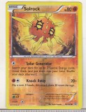 bnk crc Cartonas Pokemon 2015 Solrock holo 83/160