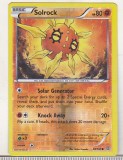 Bnk crc Cartonas Pokemon 2015 Solrock holo 83/160