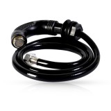 Cumpara ieftin Furtun EUROSTIL + para dus scafa frizerie - Negru