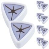 Set 10 Agatatori pentru Prosoape, Mercaton, Autoadezive, Impermeabile, Montaj pe Perete, Sistem Push Free, Alb