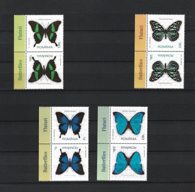 ROMANIA 2023 - FLUTURI, TETE BECHE 2, MNH - LP 2424 foto