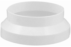 Reductie evacuare hota 150 - 125mm PVC Nedco 661.016.00, alb