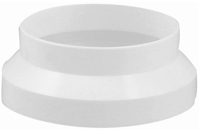 Reductie evacuare hota 150 - 125mm PVC Nedco 661.016.00, alb foto