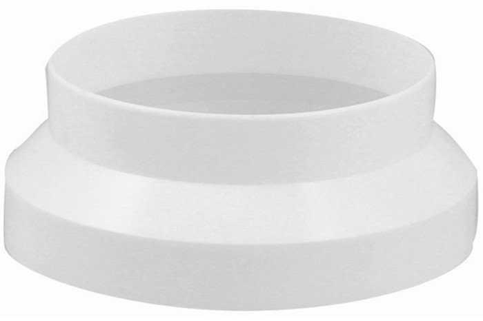 Reductie evacuare hota 150 - 125mm PVC Nedco 661.016.00, alb