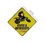 Sticker &amp;quot;Atentie la motociclisti!&amp;quot; enduro