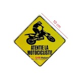 Sticker &amp;quot;Atentie la motociclisti!&amp;quot; enduro