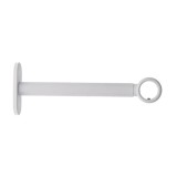 Set Consolă Galerie Simplă Inchisa Fi20/15 Cm &ndash; Alb Mat Compoziție Fier Forjat