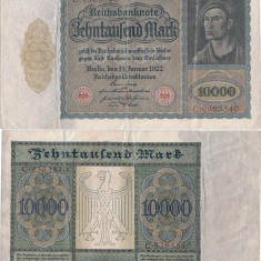 1922 (19 Ianuarie), 10.000 Mark (P-70) - Germania