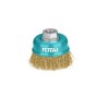 Perie sarma tip cupa - fir rasucit - 75mm, Total