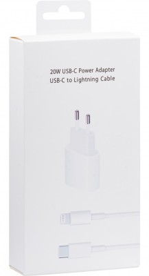 Incarcator Retea cu cablu USB Type C - Lightning pentru Apple iPhone 11/12/13/14 / iPad, 20W, 1 X USB Type-C, Blister foto